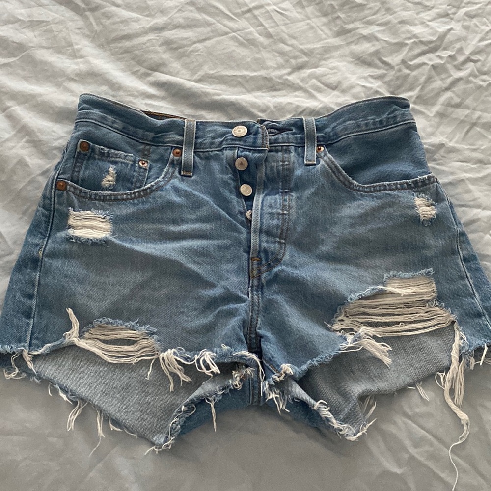 Levi 501 Jean Shorts, Size 27